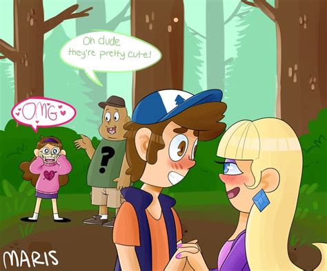 dipper and pacifica dipper and pacifica gravity falls art gravity falls