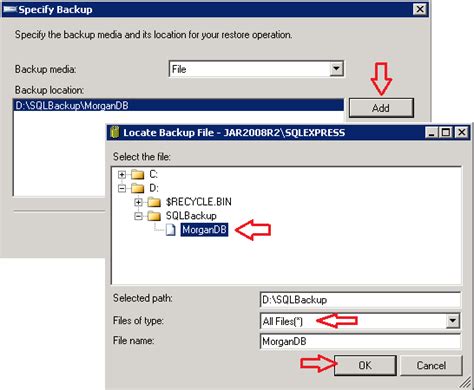 backup and restore sql database using ssms morgantechspace