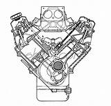 Drawing Cutaway Engine V8 Drawings Car Exploded Twin Lt1 Inline Cylinder Motorcycle Technical Chevy Gm Front Engineering Bing Mechanical Views sketch template