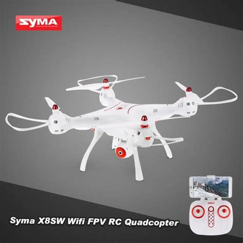 syma xsw wifi fpv drone  ch  axes rc quadcopter avec p hd camera soutien barometre
