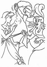 Coloring Pages Disney Cinderella Sisters Printable Step Disneypicture Colouring sketch template