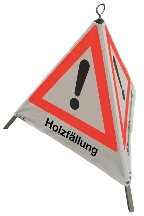faltsignal holzfaellung warnschilder safety baumpflege www