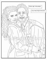 Seinfeld Coloring sketch template