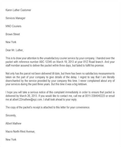 sample service letter templates   ms word