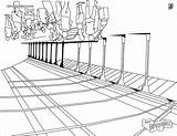 Station Train Coloring Railway People Template Sketch sketch template