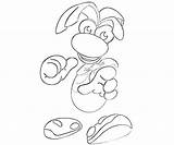 Rayman Coloring Pages Legends Xbox Controller Printable Getcolorings Rabbids Getdrawings Popular Coloringhome Raving Colouring Related sketch template