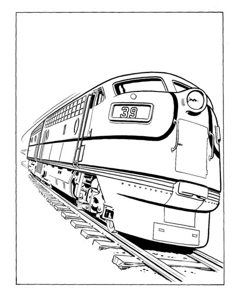 pictures  trains  print coloring home