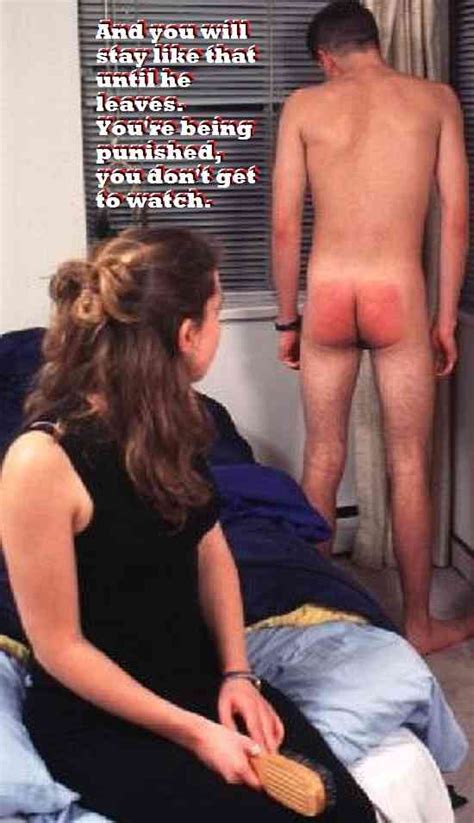 woman punishes man femdom f m spanking caption gallery 3 femdomology
