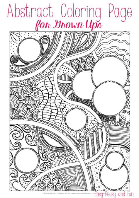 abstract coloring page  adults coloring coloring pages