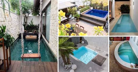 foto gambar desain rumah minimalis  kolam renang wajib