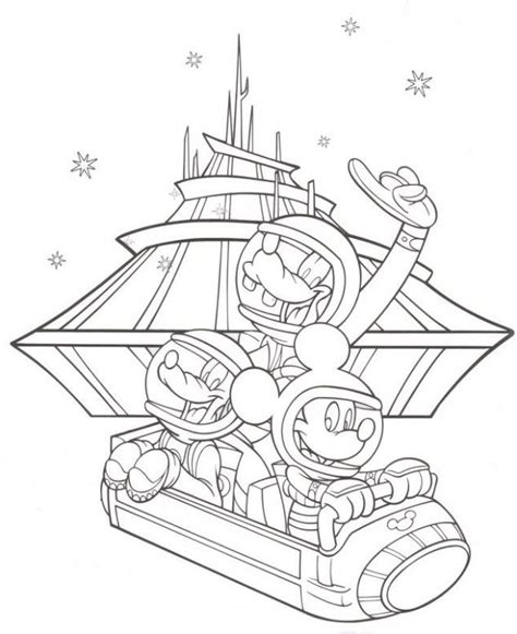 common myths  disney world rides coloring pages coloring