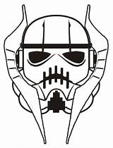 Stormtrooper Helmet Coloring Wars Star Grievous Sheet Amazing Dozens Sheets Ultimate Fans sketch template