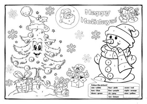 christmas worksheets coloring pages   christmas worksheets
