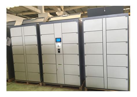 winnsen steel smart barcode train station lockers automated parcel lockers