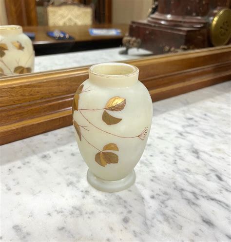 Buy 19th Century Opaque White Glass Vase From Nostalgia Antiques