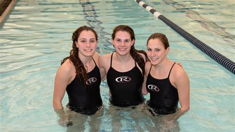 girls swimming afromskys are ridgewood s triple threat