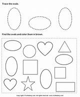 Worksheet Color Trace Shapes Ovals Worksheets Them Preschool Shape Find Printable Coloring Pages Worksheeto sketch template