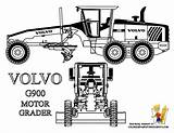 Grader Volvo sketch template