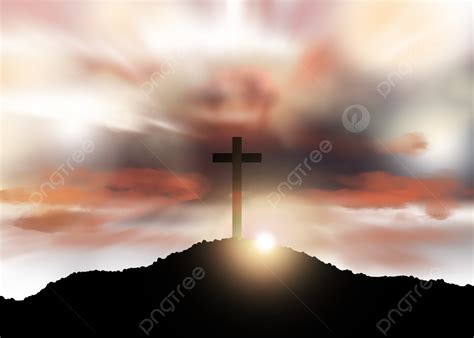 cross jesus border clouds cross jesus frame jesus png transparent clipart image  psd file