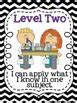 levels  understanding application posters formative assessment