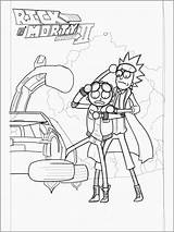 Rick Morty Coloring Pages Kids Drawing Back Sketch Amazing Original Getdrawings Entitlementtrap Categories sketch template