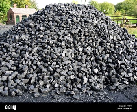 large pile  coal dudley west midlands uk stock photo alamy
