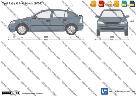 templates cars opel opel astra  hatchback