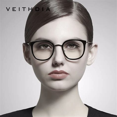 Veithdia Unisex Fashion Women Glasses Frame Men Eyeglasses Frame