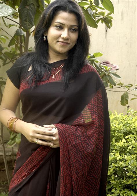 Hot Side Actress Jyothi Wearing Black Saree Fashion Latest Fashion