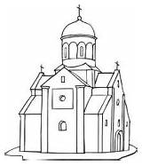 Biserica Desene Colorat Qbebe Planse sketch template