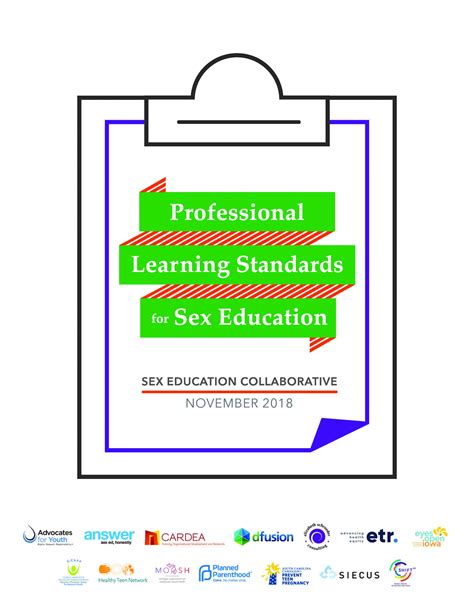 Professional Learning Standards For Sex Education Healthy Teen Network