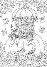 Coloring Dog Pumpkin Pages Halloween Cats Adult Color Sheets Choose Board Book Fall sketch template