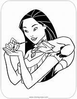 Pocahontas Coloring Pages Disneyclips Disney Flit Printable Meeko Princess Funstuff sketch template