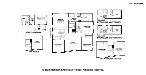 richmond american homes  floor plans house design ideas