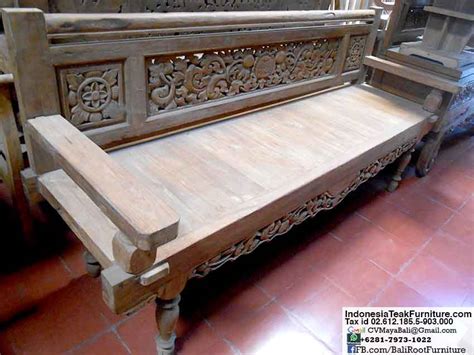 handcarved wood daybeds  bali