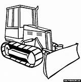 Bulldozer Coloring Drawing Clipart Pages Dozer Clip Trucks Sketch Color Bulldozers Construction Easy Simple Loader Boyama Et Cat Template Cliparts sketch template