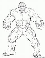 Hulk Vengadores sketch template