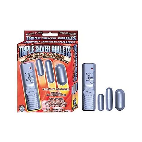 Triple Silver Bullets Premium Sex Toys