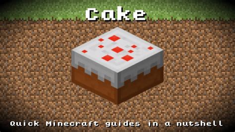 minecraft cake recipe item id information   date youtube