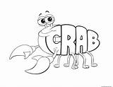 Crab Worksheet Worksheets Wordworld Iguana Brilliant Freekidscoloringpage Vicoms 2574 sketch template