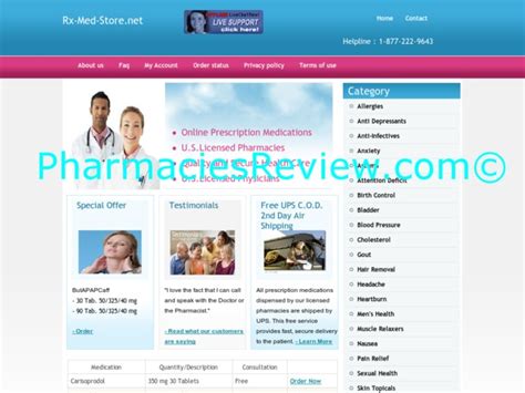 rx med storenet review   pharmacies reviews  ratings