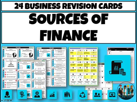 cretive resources sources  finance business gcse task cards