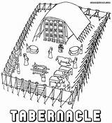Tabernacle Coloring Pages Building Color Bible Tabernacles School Feast Print Choose Board sketch template