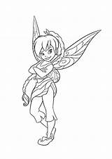 Coloring Pages Fairy Disney Fawn Fairies Beautifull Flying Cartoons Cartoon sketch template