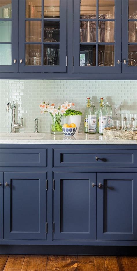 pin  annie  debbies denim blue cottage trendy kitchen backsplash kitchen design modern