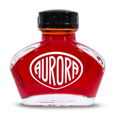 aurora fountain  ink red