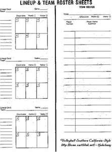 volleyball lineup sheet printable masterprintableinfo