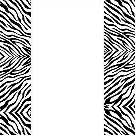 printable zebra print stencil clipartsco