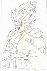 Gogeta Super Saiyan Coloring Pages Search Again Bar Case Looking Don Print Use Find Top sketch template