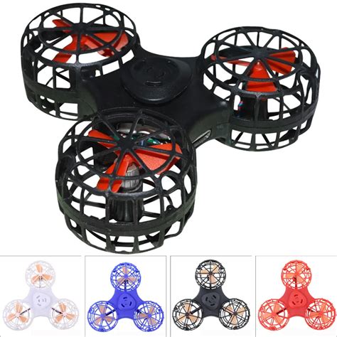 pc color optional high quality tiny toy drone flying fidget spinner stress relief gift flying
